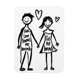 Liebe kennt keine Grenzen Magnet