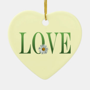 LIEBE KERAMIK ORNAMENT