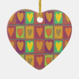 Liebe Keramik Ornament