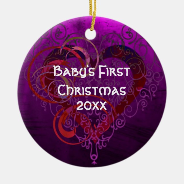 Liebe Keramik Ornament (Vorne)