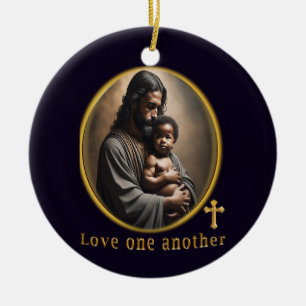 Liebe Keramik Ornament