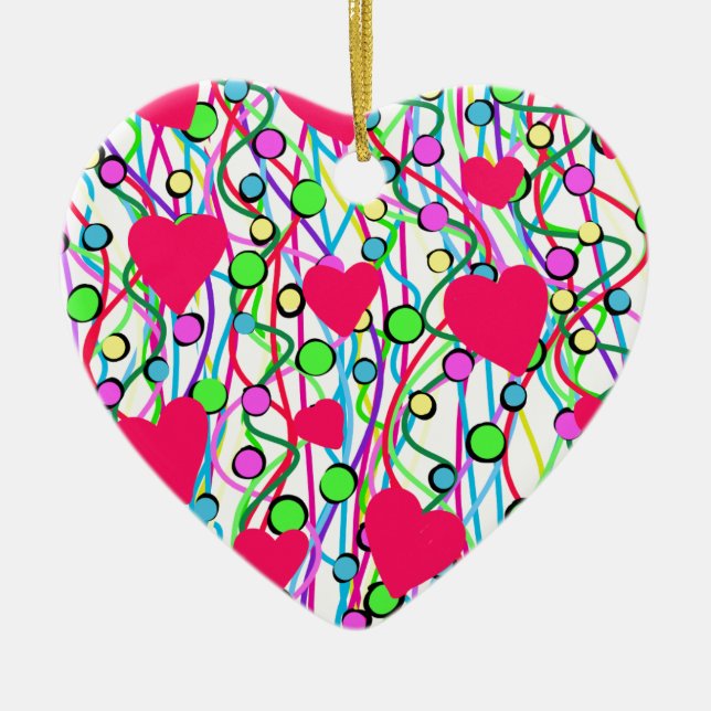 Liebe Keramikornament (Vorne)