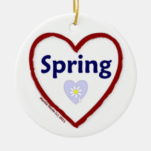 Liebe Keramikornament