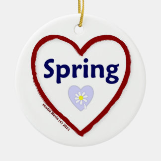 Liebe Keramikornament