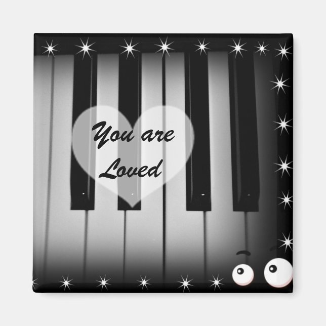 Liebe Keys_ Magnet (Vorne)