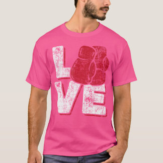 Liebe Kickboxer Kickboxing Fitness Workout Martial T-Shirt