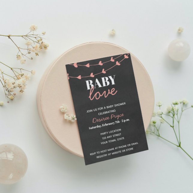 Liebe Kinderdusche Einladung (Von Creator hochgeladen)