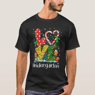 Liebe Kindergarten-Lehrerin Xmas Lebkuchen Weihnac T-Shirt