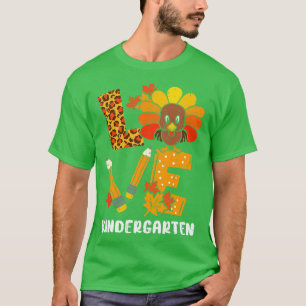 Liebe Kindergarten Türkei Glückwunsch Danksagung P T-Shirt