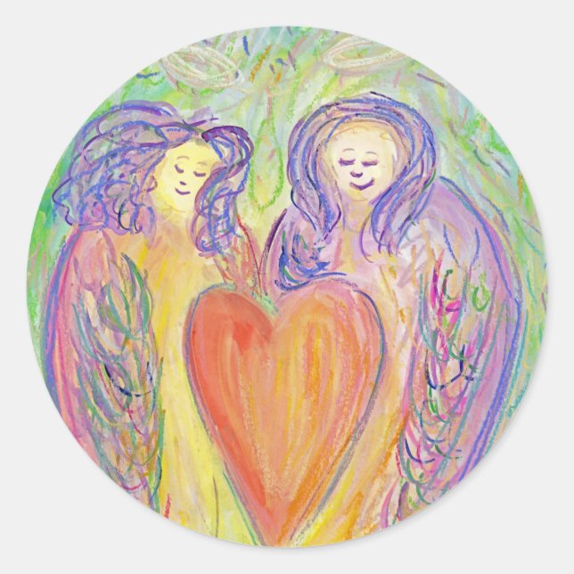 Liebe Kindness Guardian Angels Art Sticker Decals (Vorderseite)