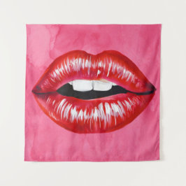 Liebe Kiss Wandteppich