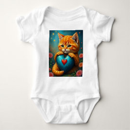 Liebe Kitty Baby Strampler