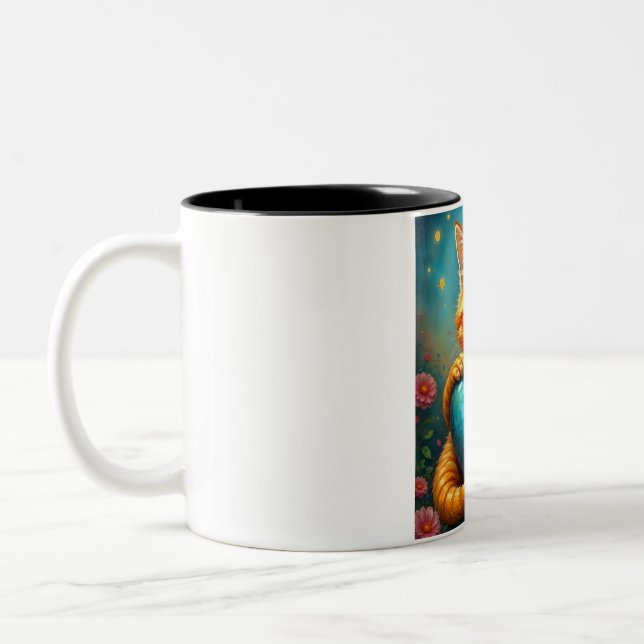 Liebe Kitty Zweifarbige Tasse (Links)