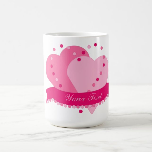 Liebe - klassische weiße Tasse (Mittel)