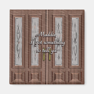 Liebe klopft an der Frontklappe Magnet