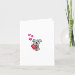 Liebe Koala-Bär Feiertagskarte