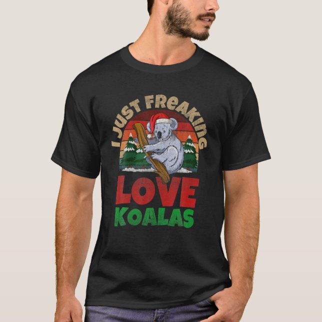 Liebe Koala Bears Funny Koala T-Shirt (Vorderseite)