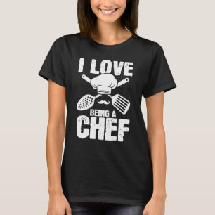 Liebe Koch Kochen Experte Koch Kulinarisches Gran T-Shirt