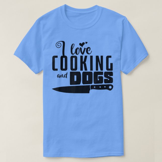 Liebe Kochen und Kochen T-Shirt (Design vorne)