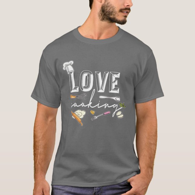 Liebe Kochfamilie T-Shirt (Vorderseite)