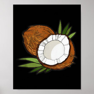 Liebe Kokosnuss Frauen Shirt Kokosnuss Liebhaber F Poster