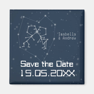 Liebe-Konstellation Speichern des Datumsfelds Magnet
