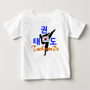 ☯ Liebe Koreanisch Martial-TaeKwonDo Baby Tutu T-shirt