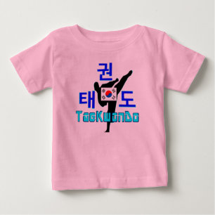 ☯ Liebe Koreanisch Martial-TaeKwonDo Baby Tutu T-shirt