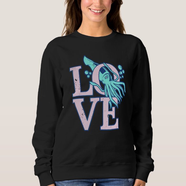 Liebe Kottel   Sepie Kalmar 1 Sweatshirt (Vorderseite)