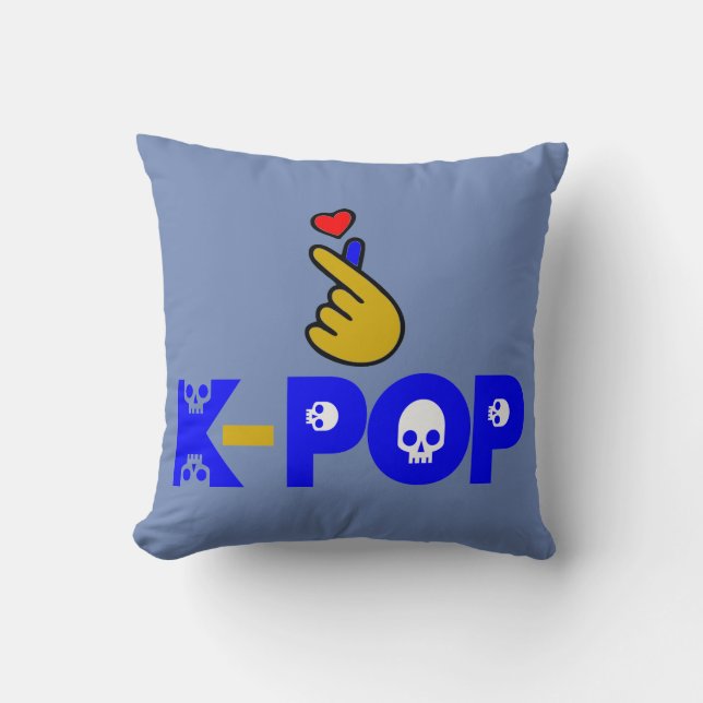 Liebe KPop Fabulous Soft and Wrinkle free Kissen (Vorderseite)