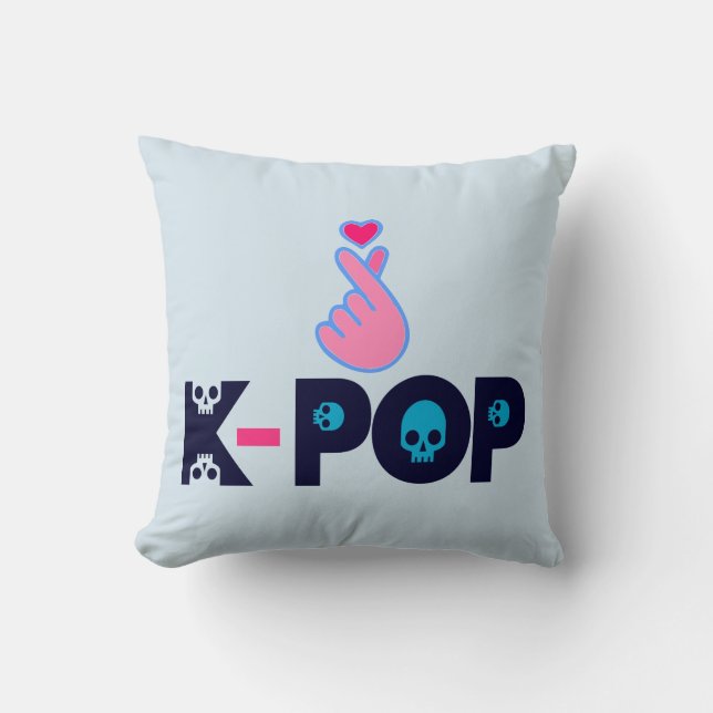 Liebe KPop Fabulous Soft and Wrinkle free Kissen (Vorderseite)