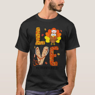 Liebe Krankenpfleger Leben Herbst Herzkrankenschwe T-Shirt