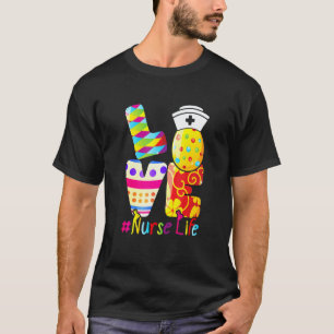 Liebe Krankenschwester Leben Ostern Frohe Ostern T-Shirt