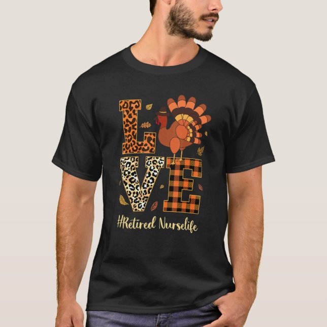 Liebe Krankenversicherung Erntedank Herbst Herbst T-Shirt (Vorderseite)