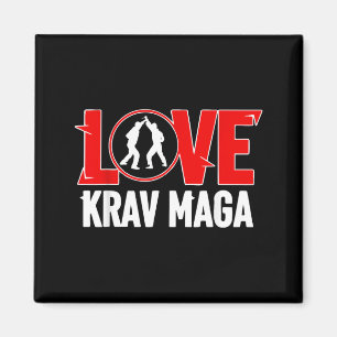 Liebe Krav Selbstverteidigung Martial Arts Israel Magnet