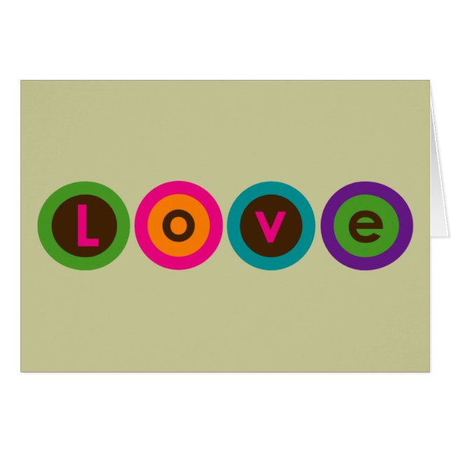 Liebe-Kreise - Karte (Vorderseite (Horizontal))