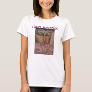 Liebe-Krieger-Buddhawatercolor-Behälter T-Shirt