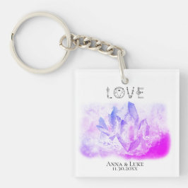 *~* "LIEBE" Kristall-Ereignisse SWAG Hochzeiten Schlüsselanhänger