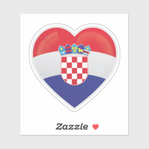 Liebe Kroatien Aufkleber