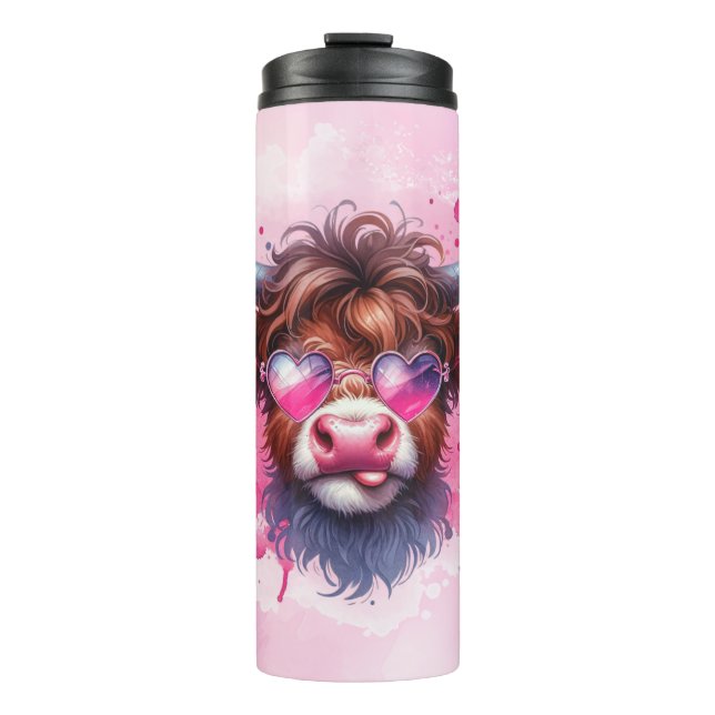 Liebe Kuh Thermosbecher (Vorderseite)