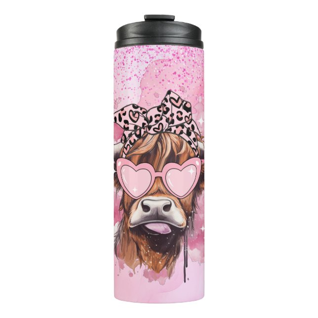 Liebe Kuh Thermosbecher (Vorderseite)