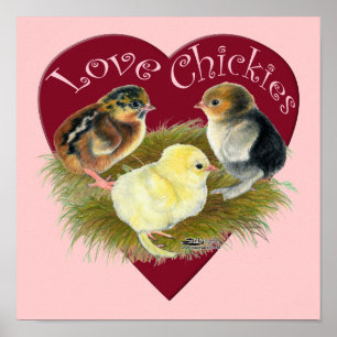 Liebe Küken Poster