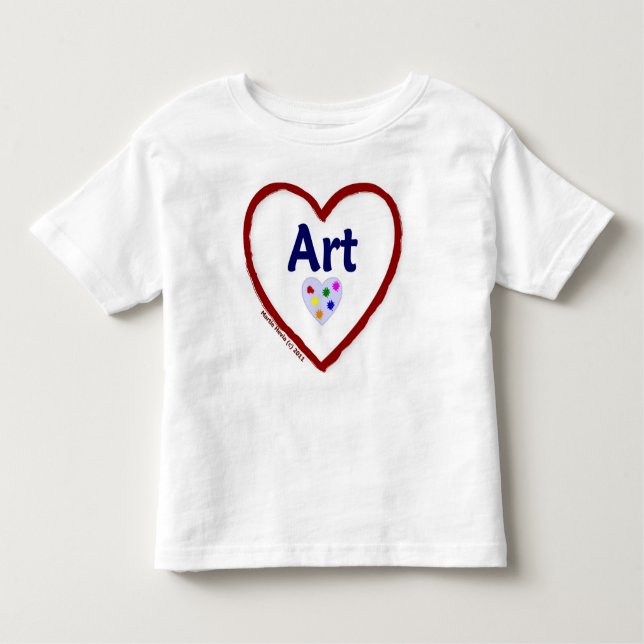Liebe-Kunst Kleinkind T-shirt (Vorderseite)