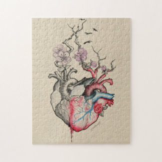 Liebe Kunst Surreal Anatomische Herzen Blume Vinta