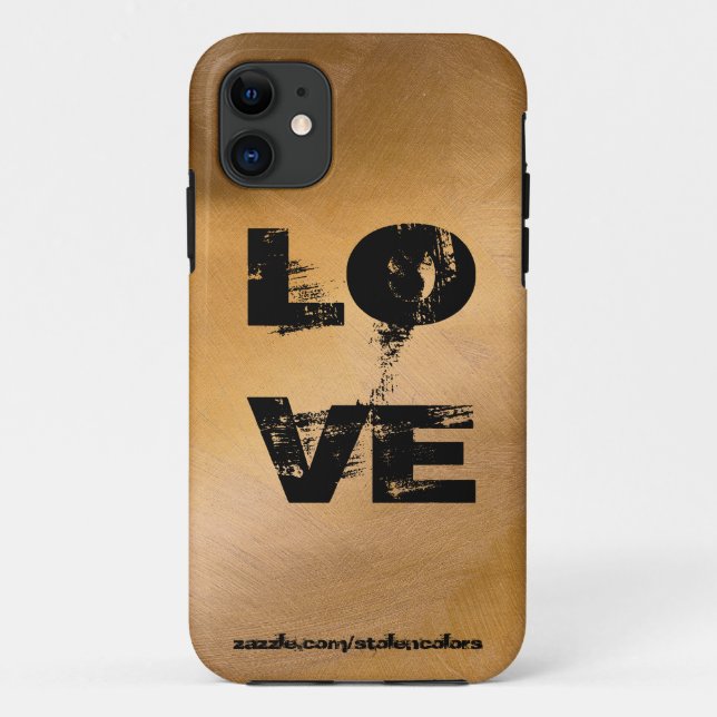 Liebe Kupfer iPhone Case-Mate iPhone Hülle (Rückseite)