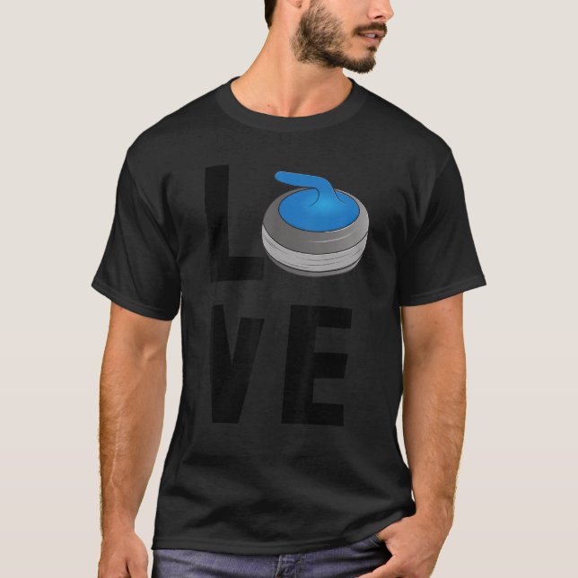 Liebe kurbeln - das größte Curling der Welt T-Shirt (Vorderseite)