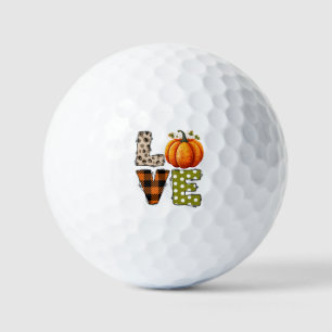 LIEBE - Kürbis und Herbstsaison Golfball