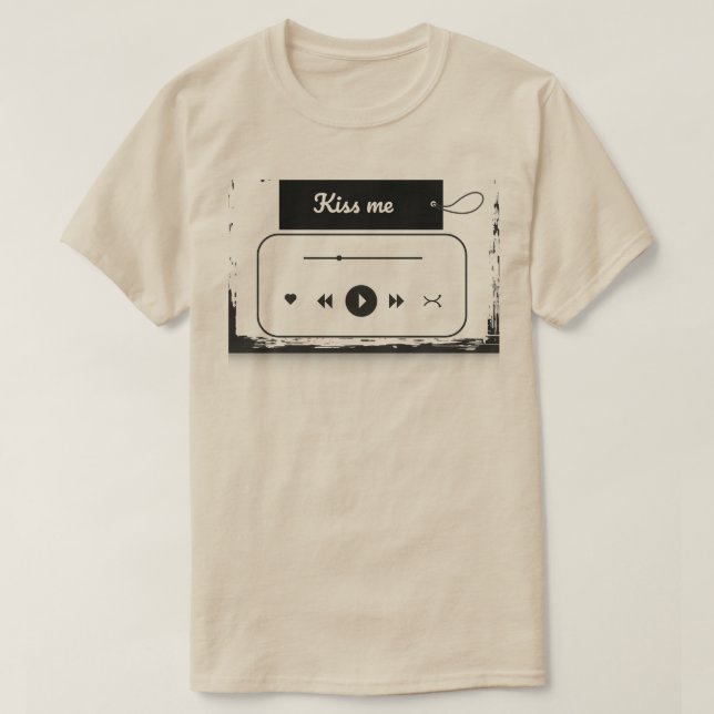 Liebe Kuss T-Shirt (Design vorne)