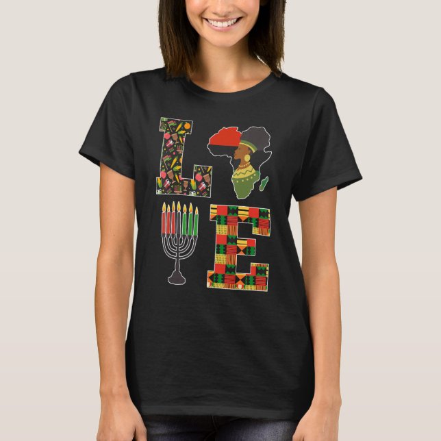 Liebe Kwanzaa T-Shirt (Vorderseite)