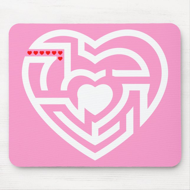 Liebe Labyrinth Mousepad (Vorne)